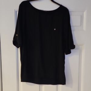 The Limited Black Short Sleeve Top